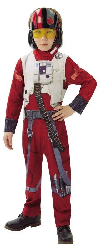 Disfraz de Piloto Poe Dameron para Niño INFANTILES Rubies